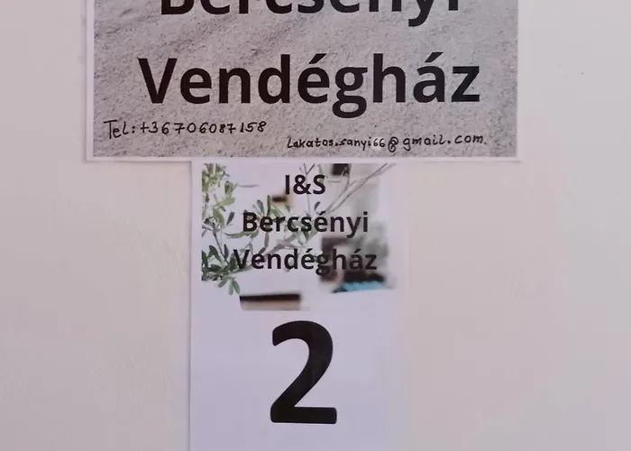 I&s Bercsenyi Vendeghaz Apartament